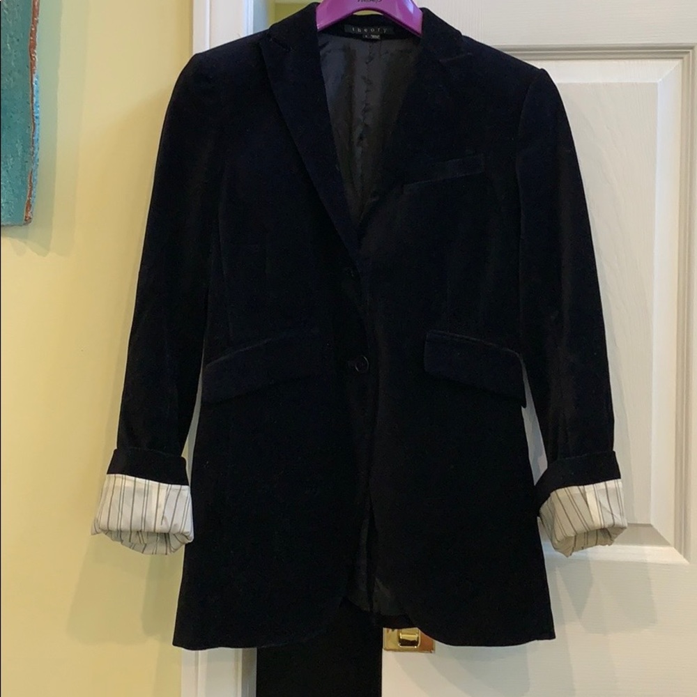 Black Velvet Theory Blazer